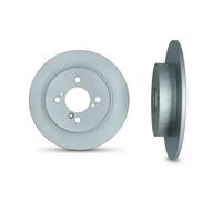 2x Disco de freno Eje trasero macizo 103503 KAMOKA para SUZUKI SWIFT IV