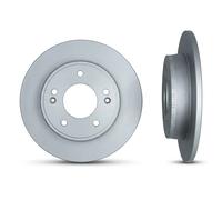 2x Disco de freno Eje trasero macizo 103513 KAMOKA para HYUNDAI KIA