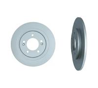 2x Disco de freno Eje trasero macizo 103518 KAMOKA para HYUNDAI KIA