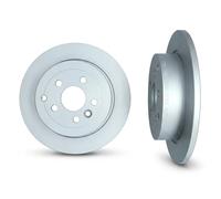2x Disco de freno Eje trasero macizo 103531 KAMOKA para LAND ROVER FREELANDER 2