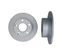 2x Disco de freno Eje trasero macizo 103642 KAMOKA para AUDI VW SKODA