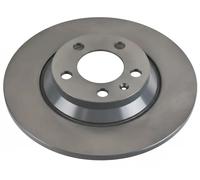 2x Disco de freno Eje trasero macizo 107508 FEBI BILSTEIN para VW AUDI