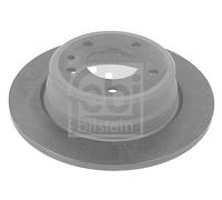 2x Disco de freno Eje trasero macizo 10754 FEBI BILSTEIN para BMW 7