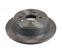 2x Disco de freno Eje trasero macizo 108639 FEBI BILSTEIN para TOYOTA
