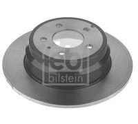 2x Disco de freno Eje trasero macizo 11455 FEBI BILSTEIN para VOLVO 850 S70