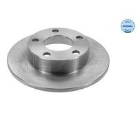 2x Disco de freno Eje trasero macizo 115 521 0037 MEYLE para AUDI VW