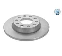 2x Disco de freno Eje trasero macizo 115 521 0039/PD MEYLE para AUDI SEAT