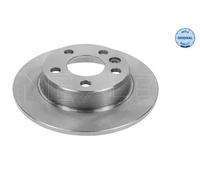 2x Disco de freno Eje trasero macizo 115 523 0014 MEYLE para VW FORD SEAT