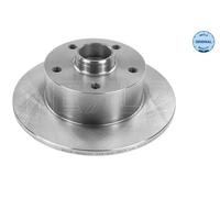 2x Disco de freno Eje trasero macizo 115 523 0016 MEYLE para AUDI A4 B5