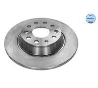 2x Disco de freno Eje trasero macizo 115 523 0043 MEYLE para VW SEAT SKODA AUDI