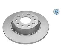 2x Disco de freno Eje trasero macizo 115 523 0043/PD MEYLE para VW SEAT SKODA