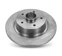 2x Disco de freno Eje trasero macizo 16-15 523 0017 MEYLE para RENAULT LAGUNA II