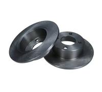 2x Disco de freno Eje trasero macizo 19-0685 MAXGEAR para AUDI COUPE B2 COUPE B3
