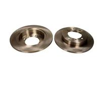 2x Disco de freno Eje trasero macizo 19-0733 MAXGEAR para MITSUBISHI VOLVO