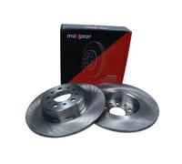 2x Disco de freno Eje trasero macizo 19-0992 MAXGEAR para ALFA ROMEO 156 GT 147