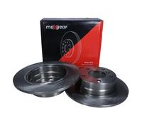 2x Disco de freno Eje trasero macizo 19-1960 MAXGEAR para BMW 1