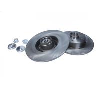 2x Disco de freno Eje trasero macizo 19-1977 MAXGEAR para RENAULT MEGANE II