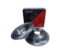 2x Disco de freno Eje trasero macizo 19-2474 MAXGEAR para MITSUBISHI GRANDIS