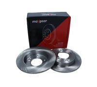 2x Disco de freno Eje trasero macizo 19-2855 MAXGEAR para HYUNDAI KIA
