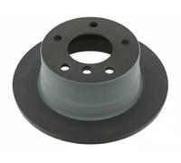 2x Disco de freno Eje trasero macizo 20 92 3555 SWAG para BMW Z3 Roadster