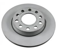 2x Disco de freno Eje trasero macizo 22052 FEBI BILSTEIN para AUDI SEAT