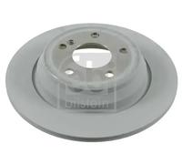 2x Disco de freno Eje trasero macizo 22205 FEBI BILSTEIN para MERCEDES-BENZ