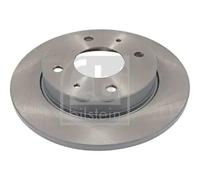 2x Disco de freno Eje trasero macizo 22834 FEBI BILSTEIN para SMART MITSUBISHI