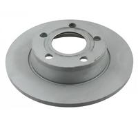 2x Disco de freno Eje trasero macizo 22906 FEBI BILSTEIN para AUDI A6 C5