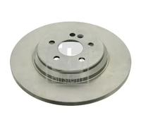 2x Disco de freno Eje trasero macizo 24350 FEBI BILSTEIN para MERCEDES-BENZ