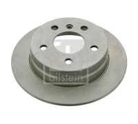 2x Disco de freno Eje trasero macizo 24750 FEBI BILSTEIN para MERCEDES-BENZ