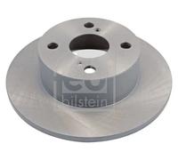 2x Disco de freno Eje trasero macizo 26071 FEBI BILSTEIN para TOYOTA COROLLA