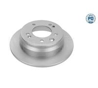 2x Disco de freno Eje trasero macizo 28-15 523 0010/PD MEYLE para KIA HYUNDAI