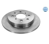 2x Disco de freno Eje trasero macizo 31-15 523 0061 MEYLE para HONDA JAZZ III