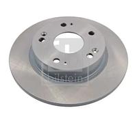 2x Disco de freno Eje trasero macizo 31415 FEBI BILSTEIN para HONDA