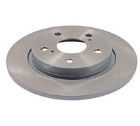 2x Disco de freno Eje trasero macizo 33 10 7300 SWAG para TOYOTA AURIS
