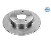 2x Disco de freno Eje trasero macizo 36-15 523 0015 MEYLE para NISSAN