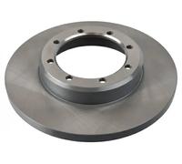 2x Disco de freno Eje trasero macizo 39868 FEBI BILSTEIN para RENAULT NISSAN