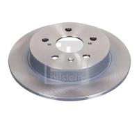 2x Disco de freno Eje trasero macizo 43898 FEBI BILSTEIN para FIAT SEDICI