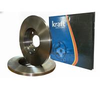 2x Disco de freno Eje trasero macizo 6051663 KRAFT AUTOMOTIVE para OPEL VAUXHALL
