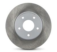 2x Disco de freno Eje trasero macizo 61-01-156C ASHIKA para NISSAN ALMERA TINO