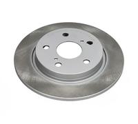 2x Disco de freno Eje trasero macizo 61-02-234C ASHIKA para TOYOTA AURIS