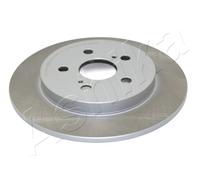 2x Disco de freno Eje trasero macizo 61-02-241C ASHIKA para TOYOTA SUBARU LEXUS