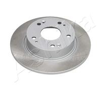 2x Disco de freno Eje trasero macizo 61-04-443C ASHIKA para HONDA ACCORD VII