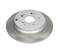 2x Disco de freno Eje trasero macizo 61-04-444C ASHIKA para HONDA CR-V II