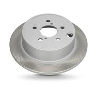 2x Disco de freno Eje trasero macizo 61-07-710C ASHIKA para SUBARU XV FORESTER