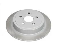 2x Disco de freno Eje trasero macizo 61-09-990C ASHIKA para CHRYSLER DODGE