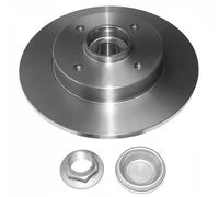 2x Disco de freno Eje trasero macizo 6110018 METZGER para CITROËN PEUGEOT DS