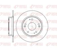 REMSA 2x Disco De Freno Trasero Completo Ø260mm Para Honda Civic VIII