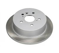 2x Disco de freno Eje trasero macizo 61258C JAPKO para TOYOTA AVENSIS Liftback
