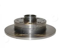 2x Disco de freno Eje trasero macizo 61301C JAPKO para MAZDA RX-7 I